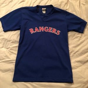 Vintage Pudge Rodriguez Texas Rangers jersey